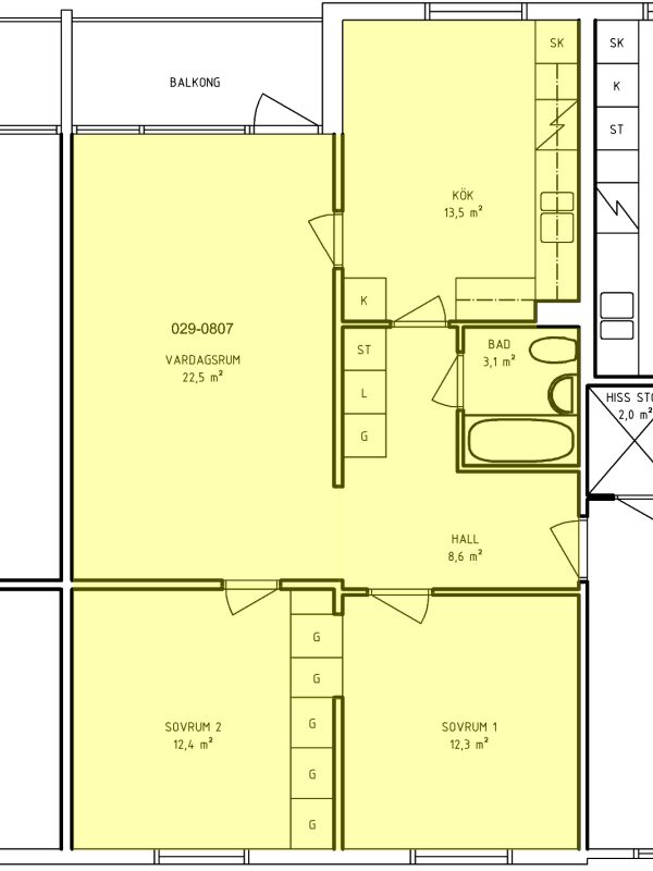 Lägenhetsbyte - Ribbings Väg 83