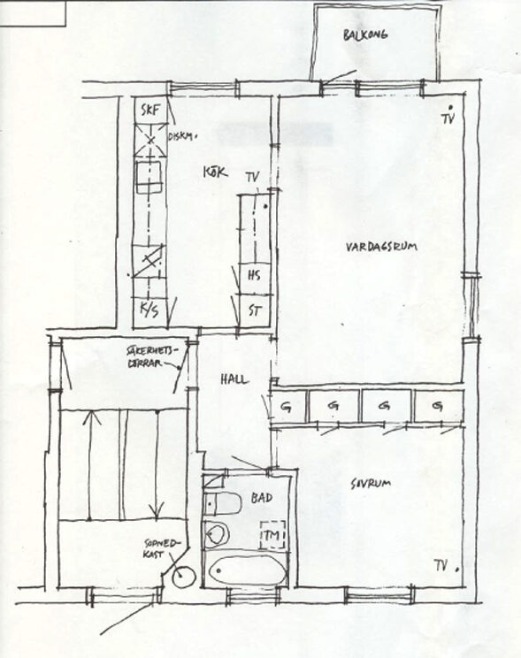 Lägenhetsbyte - Skrinvägen