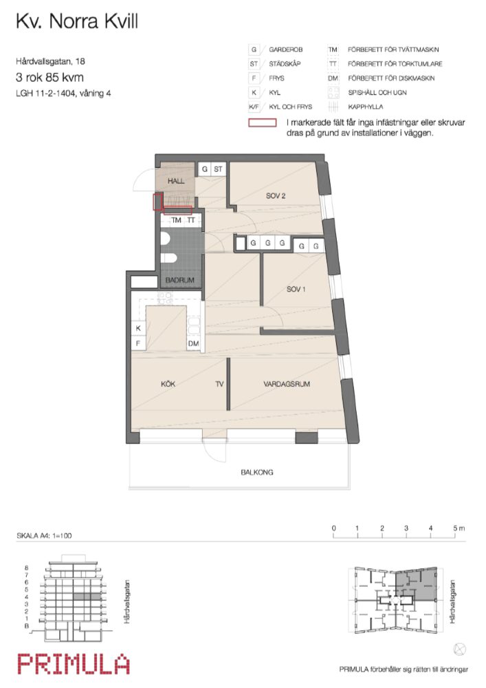 Lägenhetsbyte - Hårdvallsgatan 18
