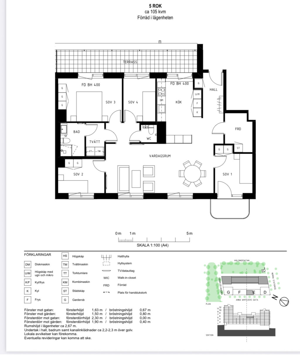 Lägenhetsbyte - Anna Whitlocks Gata 8