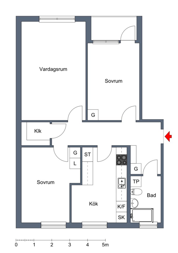 Lägenhetsbyte - Visättravägen 8