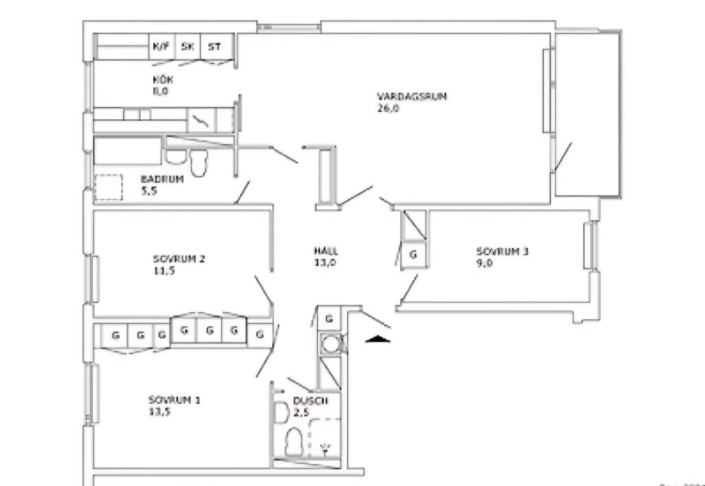 Lägenhetsbyte - Servitutsvägen 3