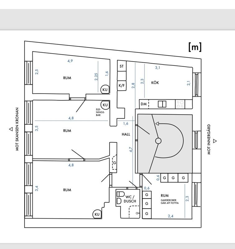 Lägenhetsbyte - Kaponjärgatan 4
