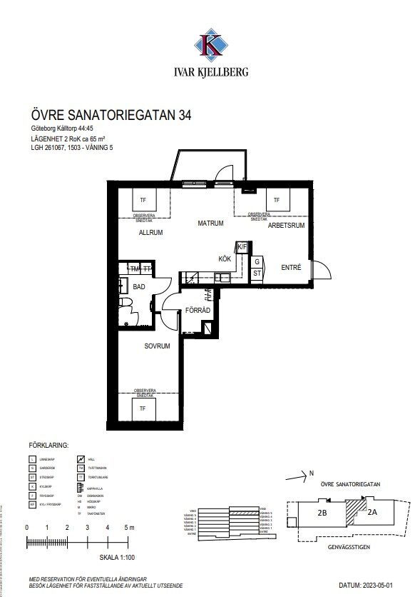 Lägenhetsbyte - Övre Sanatoriegatan 34