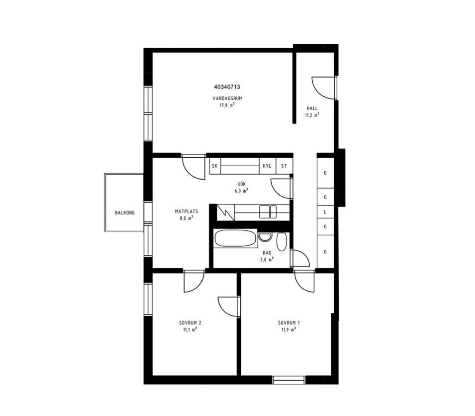 Lägenhetsbyte - Vallhornsgatan 22