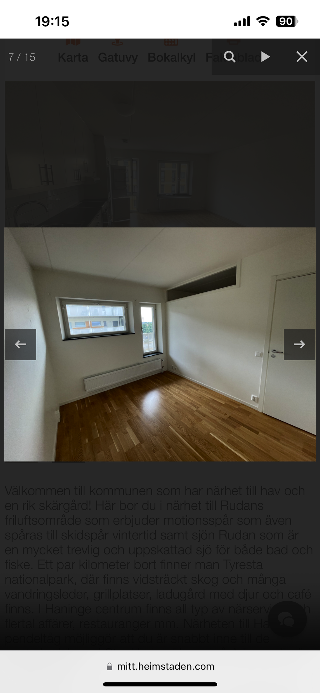 Lägenhetsbyte - Arkens Väg 28