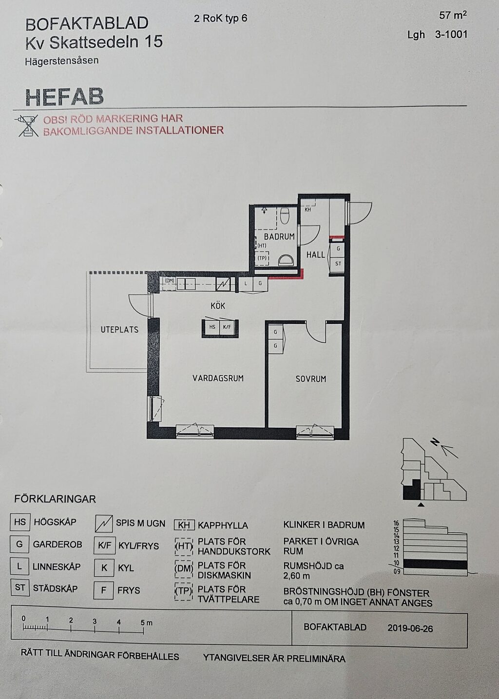 Lägenhetsbyte - Valutavägen 37