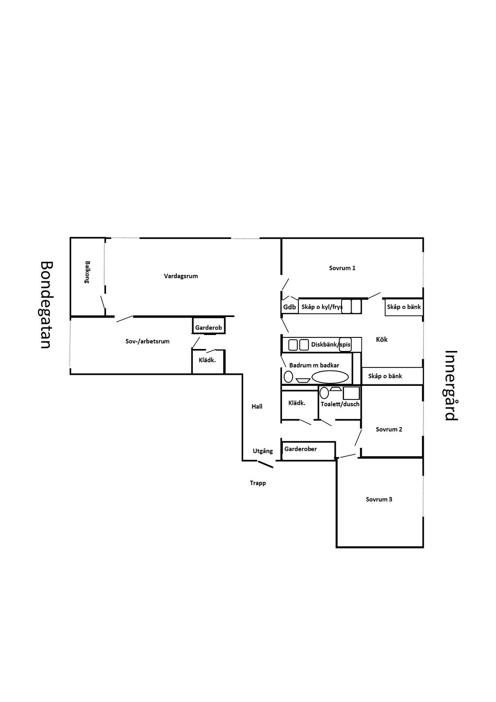 Lägenhetsbyte - Bondegatan 67