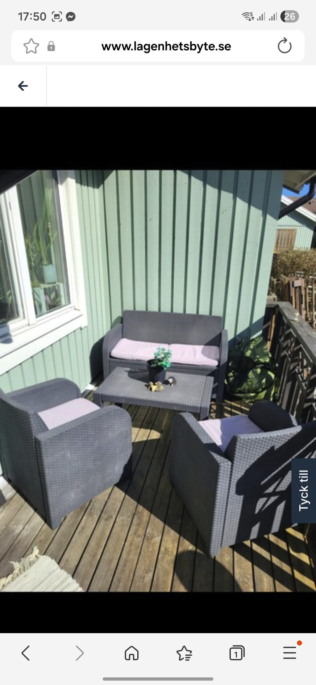 Lägenhetsbyte - Krokängsvägen