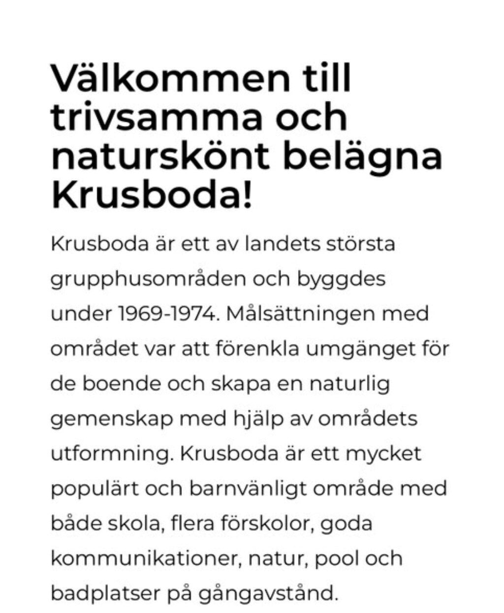 Lägenhetsbyte - Björnmossegången 31