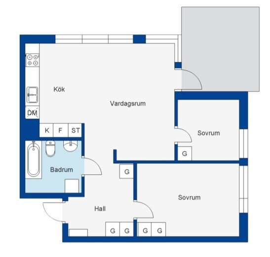 Lägenhetsbyte - Pastellvägen 3