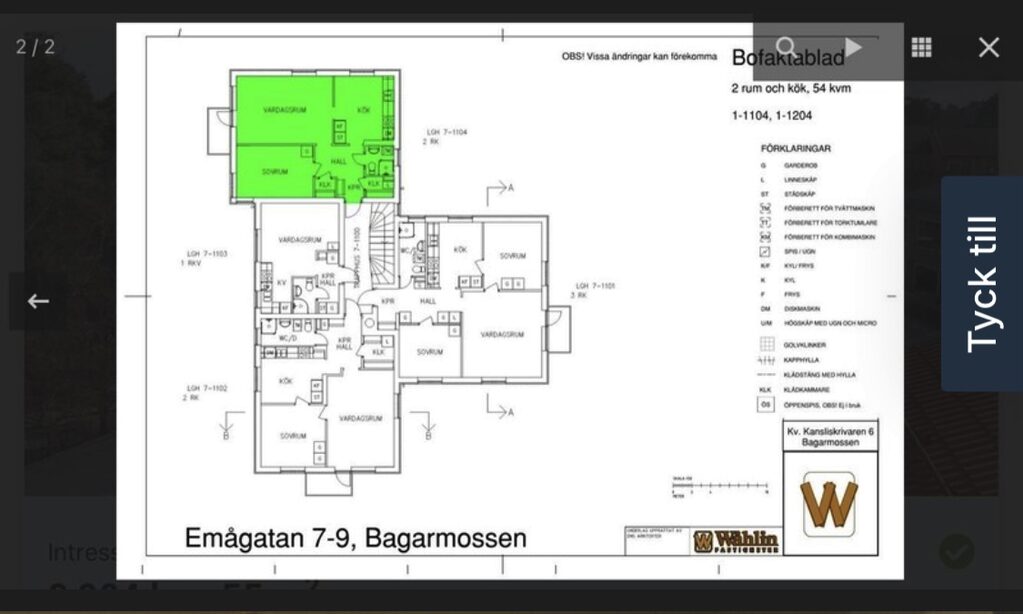 Lägenhetsbyte - Emågatan 7