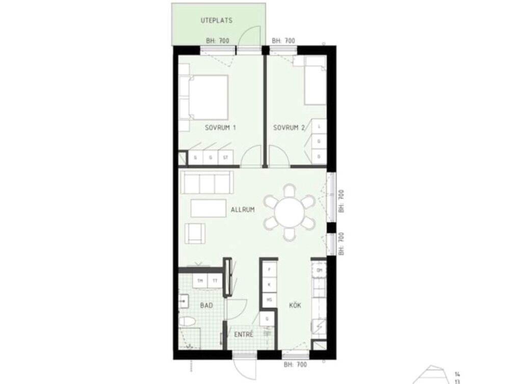 Lägenhetsbyte - Ormbackavägen 46