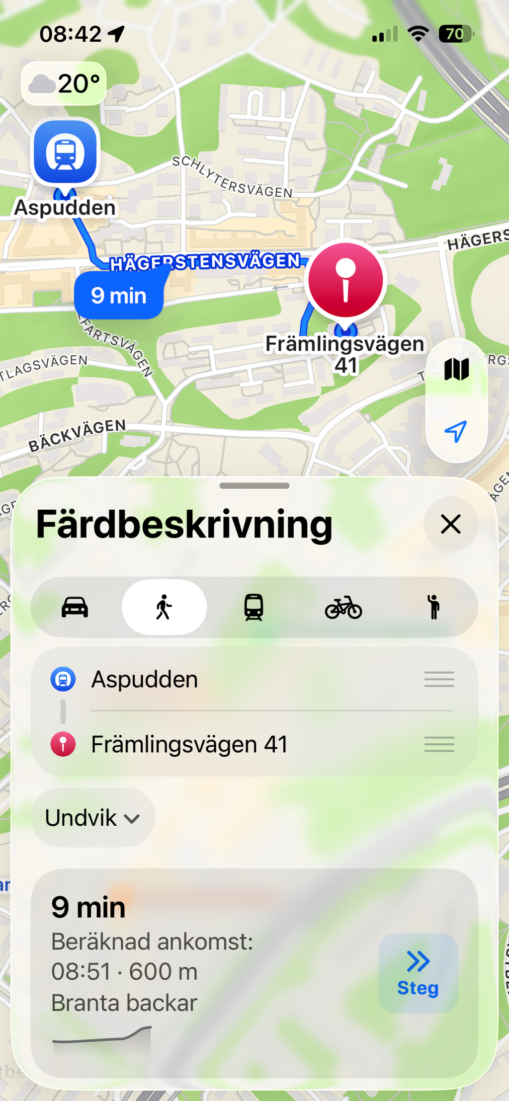 Lägenhetsbyte - Främlingsvägen 41