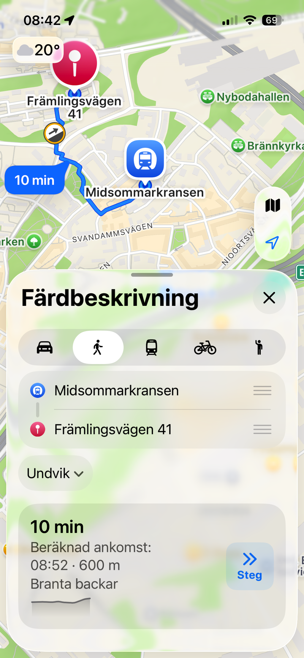 Lägenhetsbyte - Främlingsvägen 41