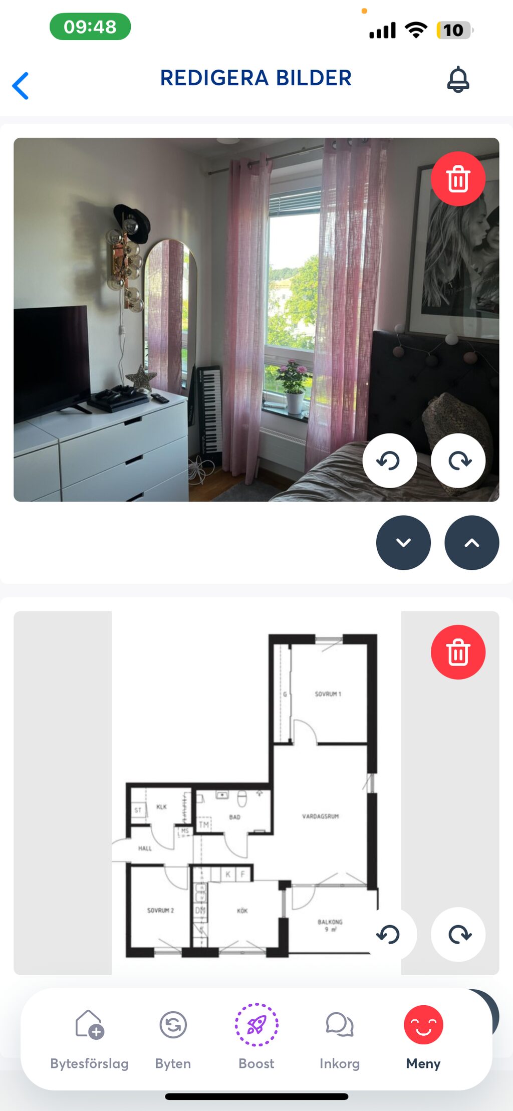 Lägenhetsbyte - Hinderbanan 26