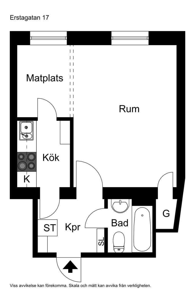 Lägenhetsbyte - Erstagatan 17