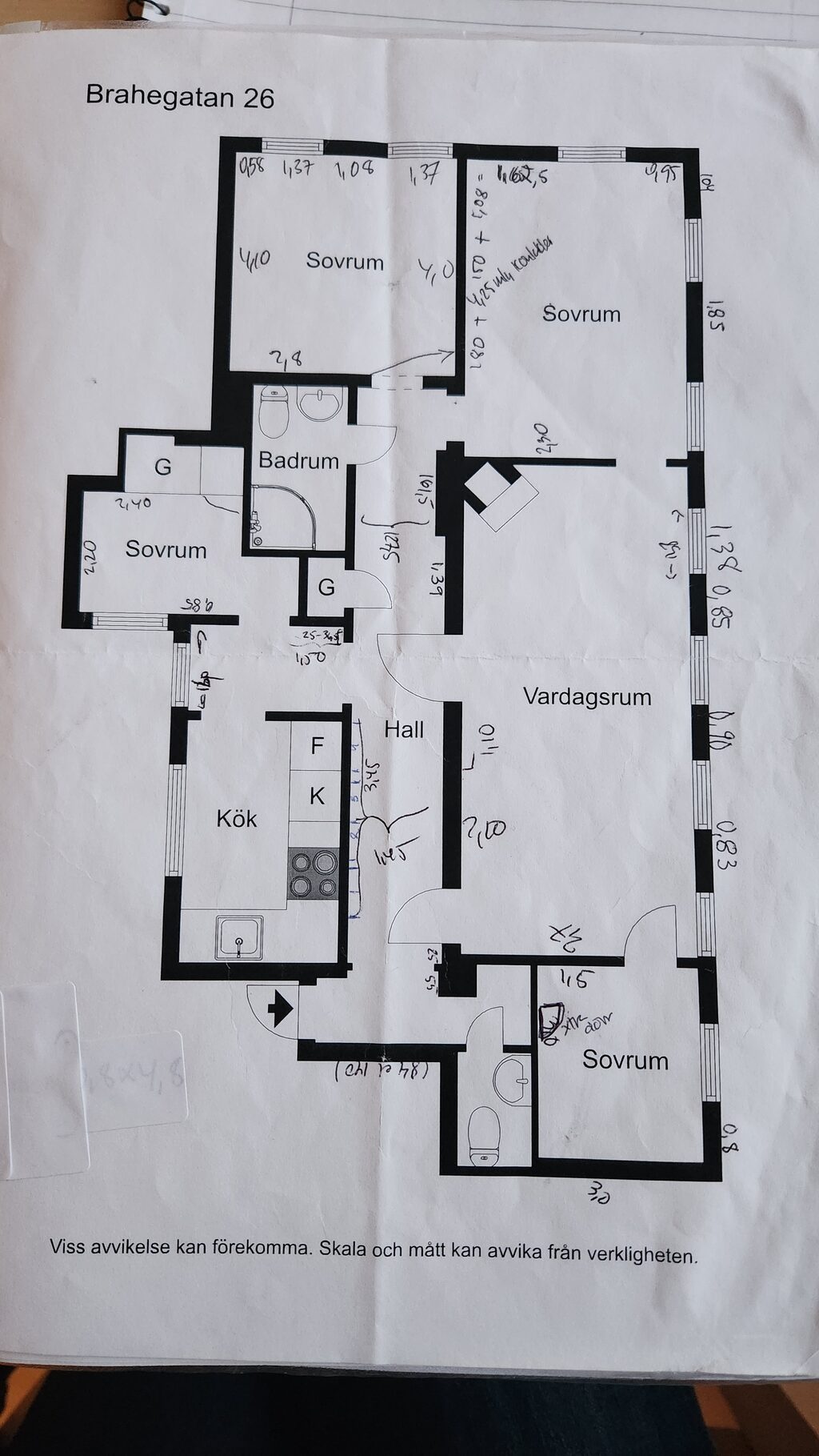 Lägenhetsbyte - Brahegatan 26