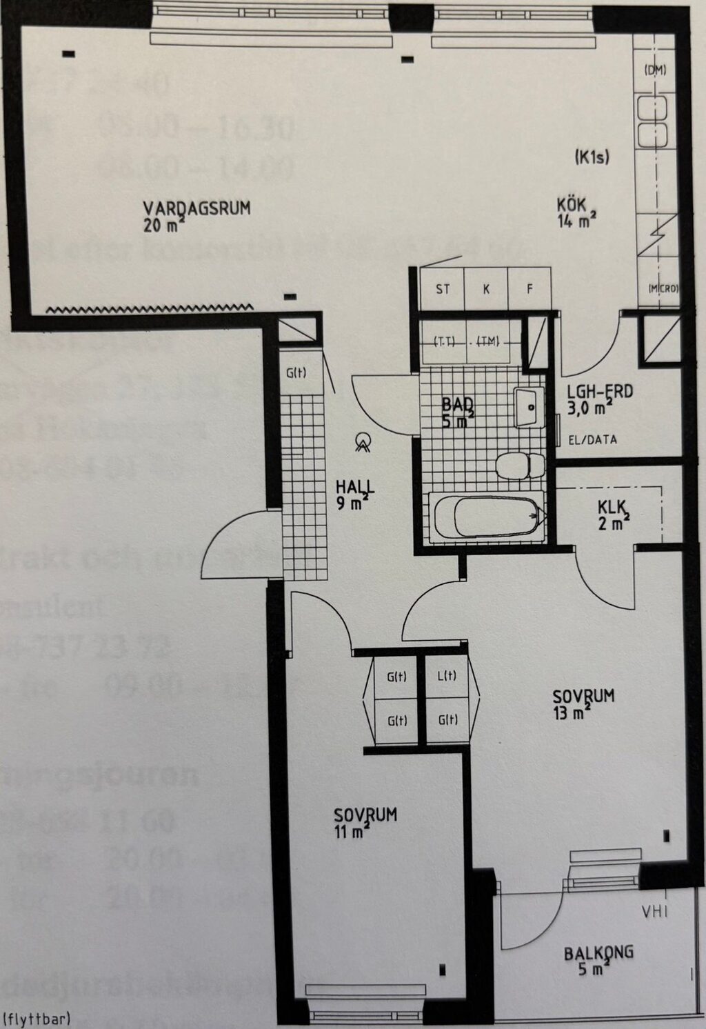 Lägenhetsbyte - Lugnets Allé 14