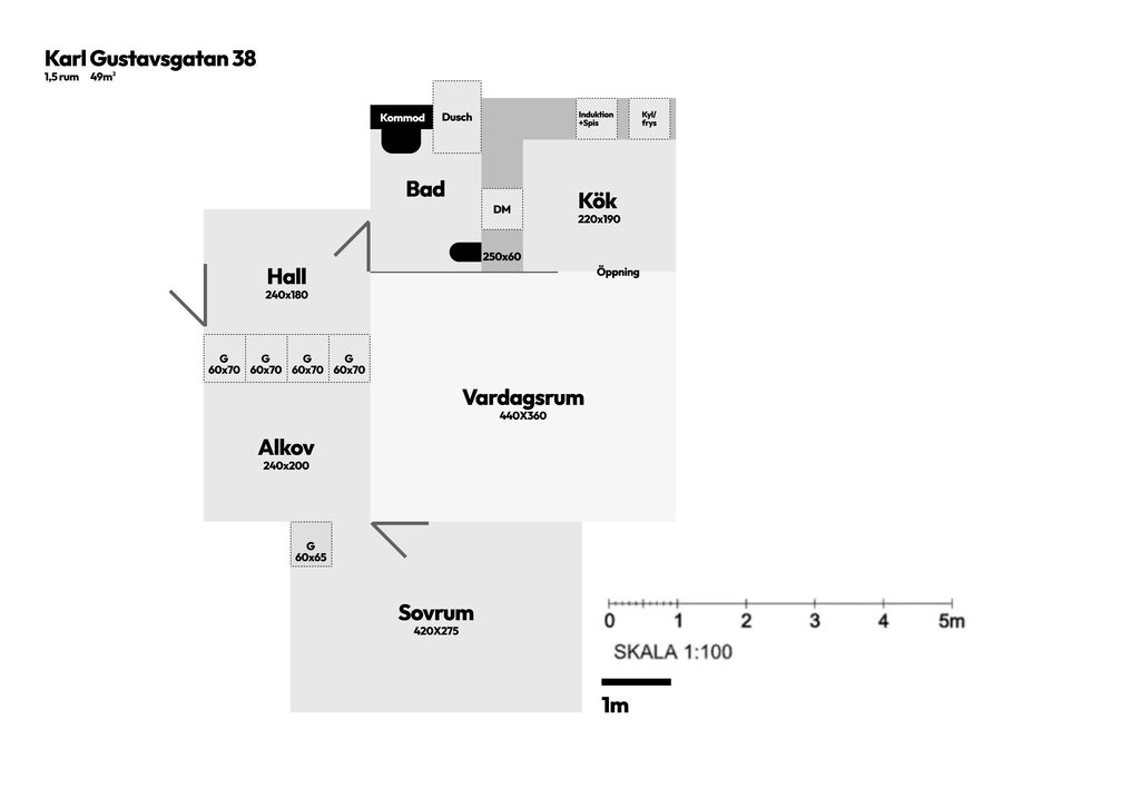 Lägenhetsbyte - Karl Gustavsgatan 38