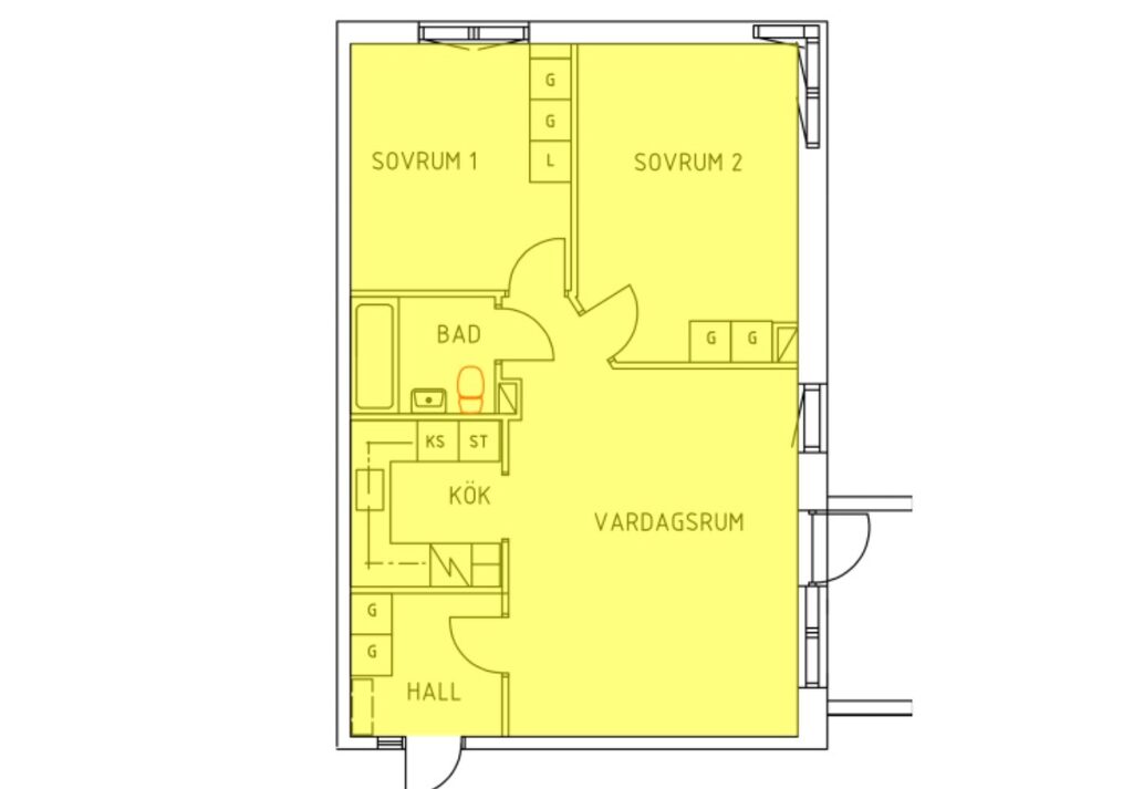 Lägenhetsbyte - Prästgårdsvägen 11 C