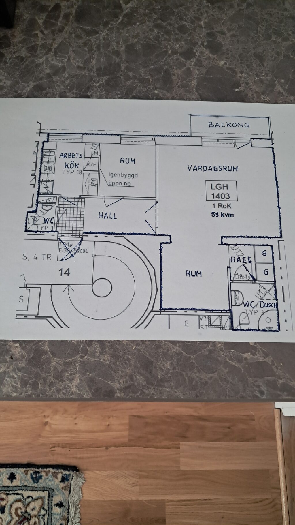 Lägenhetsbyte - Kommendörsgatan 14
