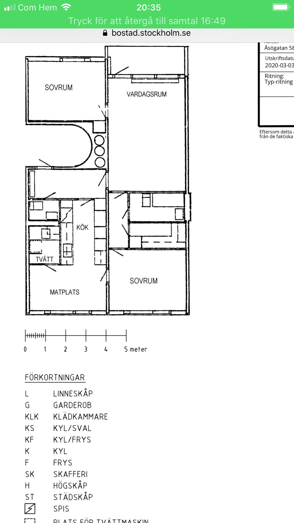 Lägenhetsbyte - Åsögatan 58