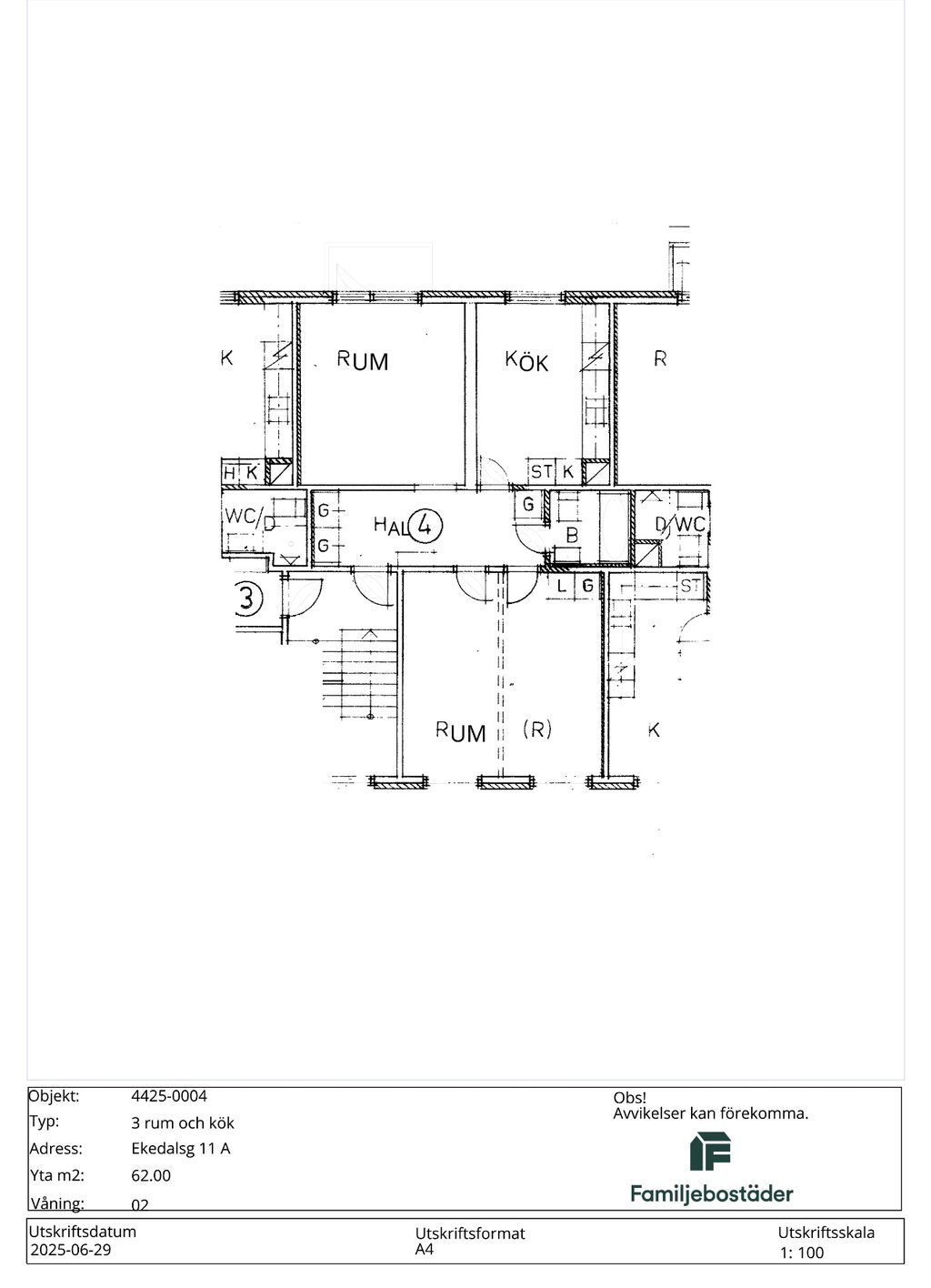 Lägenhetsbyte - Ekedalsgatan 11A