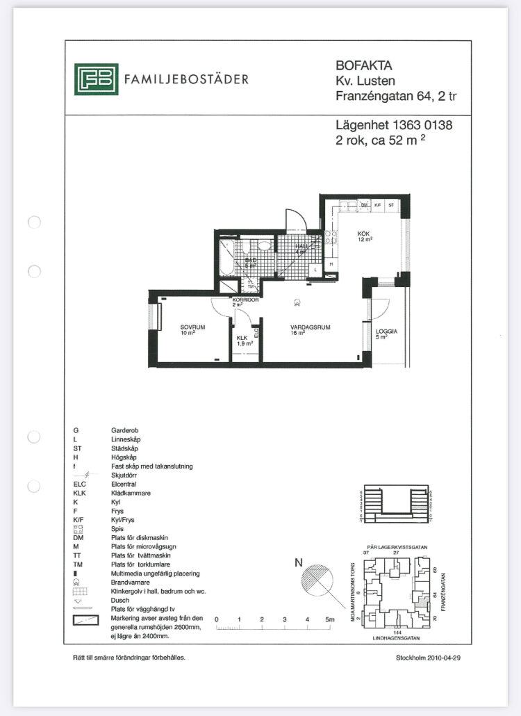 Lägenhetsbyte - Franzéngatan 64