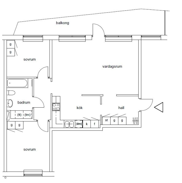 Lägenhetsbyte - Torkhusgatan 5