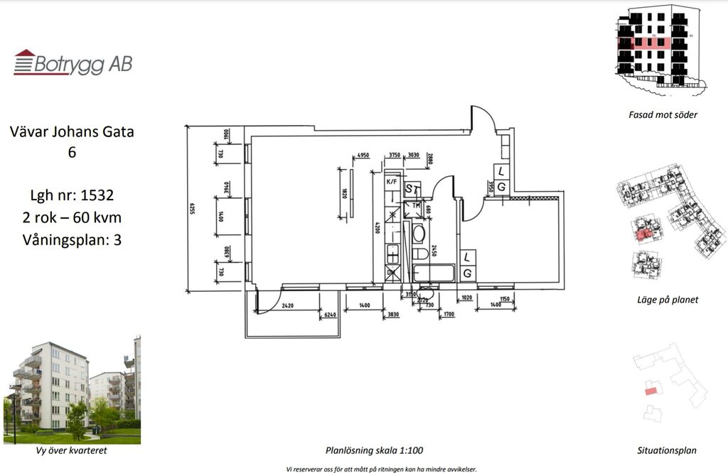 Lägenhetsbyte - Vävar Johans gata 6