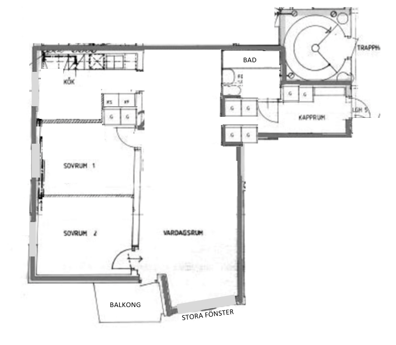 Lägenhetsbyte - Ankdammsgatan 38