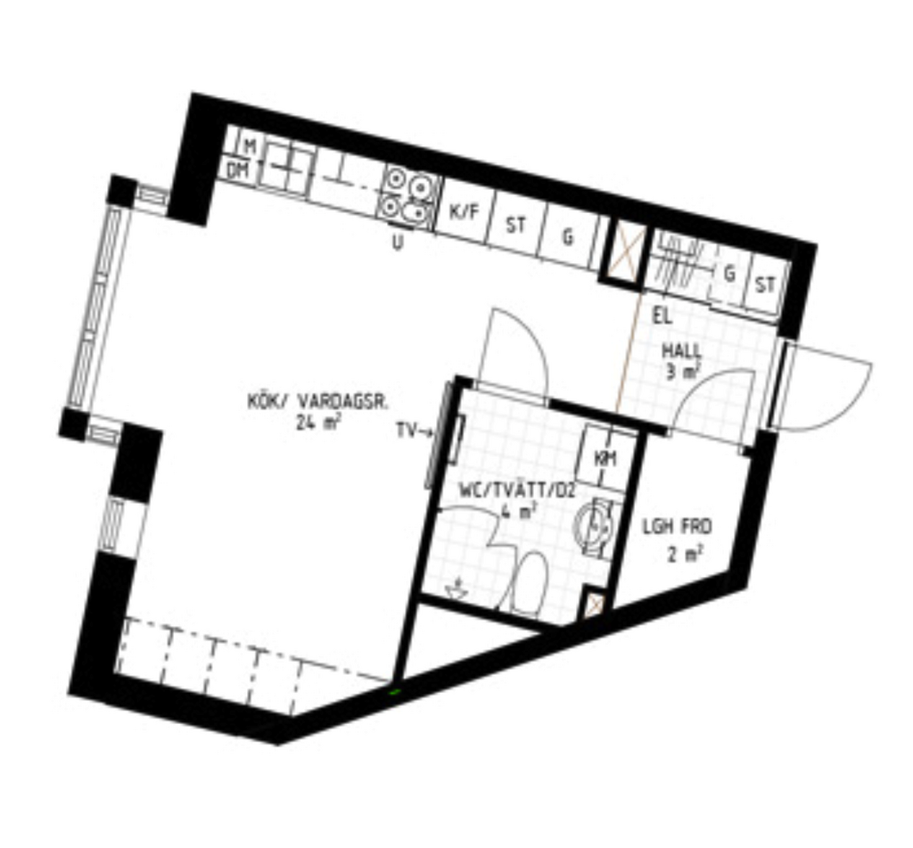 Lägenhetsbyte - Trädgårdsgatan 2