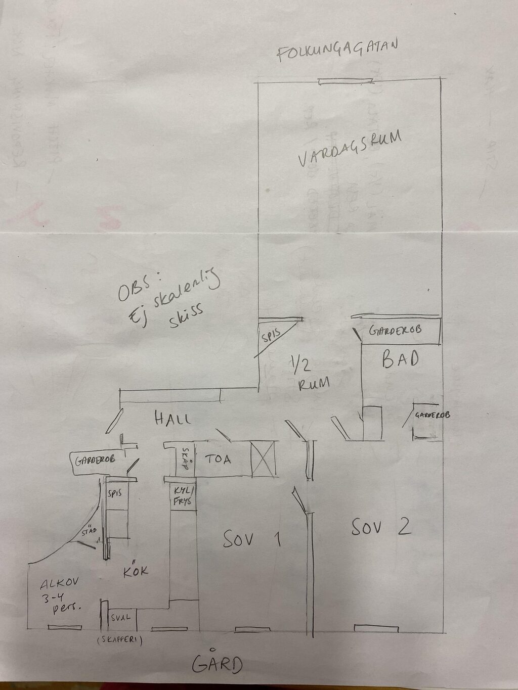 Lägenhetsbyte - Folkungagatan 55