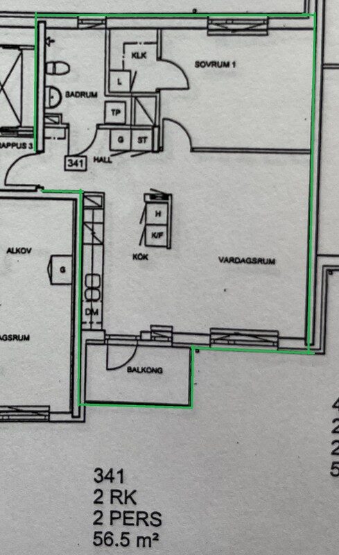 Lägenhetsbyte - Abrahamsbergsvägen 86