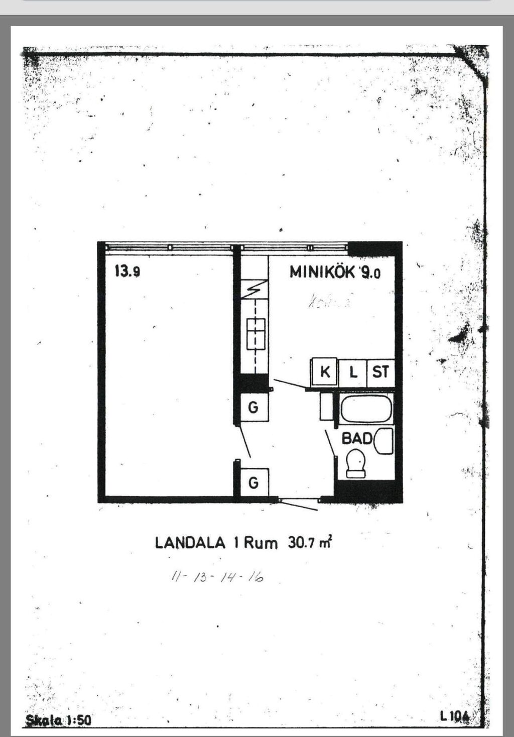 Lägenhetsbyte - Landalabergen 14