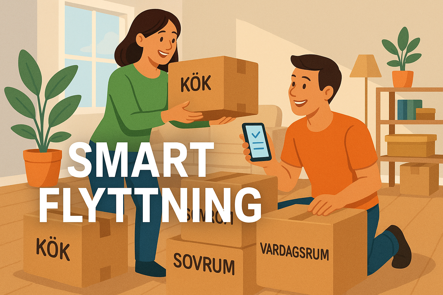Flytta smart - tips för en enklare flyttprocess